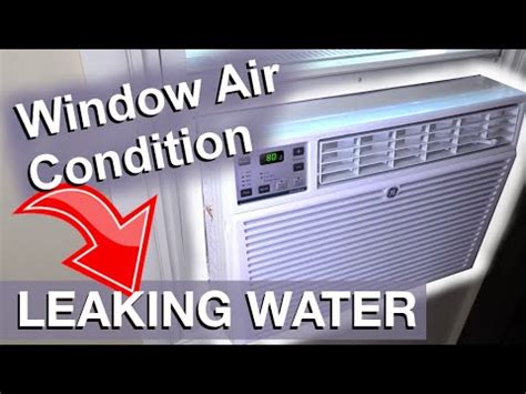 window ac unit leaking water|A/C Leaking Water: How to Fix a Leaky Air。